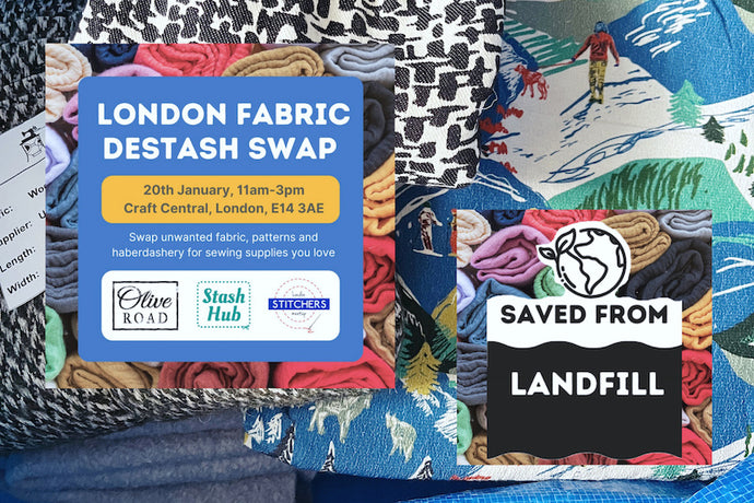 LONDON FABRIC SWAP - SAVED FROM LANDFILL