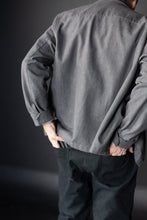 Load image into Gallery viewer, Back view of man with hands in back trouser pockets, wearing a jacket with high back yoke, long sleeved