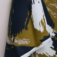 Load image into Gallery viewer, Atelier Brunette's Mira Viscose fabric hangs to show print to selvedge