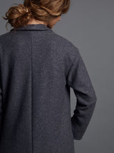 Load image into Gallery viewer, Close up of back shoulder view with drop shoulder seam