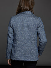 Load image into Gallery viewer, Back view of lady wearing The Blazer by The Avid Seamstress