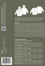 Load image into Gallery viewer, Friday Pattern Company The Beachcomber Jacket Sewing Pattern Envelope Back