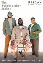 Load image into Gallery viewer, Friday Pattern Company The Beachcomber Jacket Sewing Pattern Envelope Front