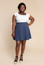 Load image into Gallery viewer, Lady wears Fiore Skirt, above-knee flare skirt