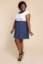 Load image into Gallery viewer, Lady wears Fiore Skirt, above-knee flare skirt