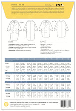 Load image into Gallery viewer, Closet Core Phoebe Coat Sewing Pattern Packaging, Back View