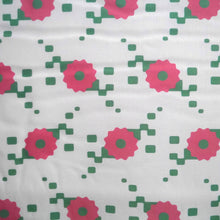 Load image into Gallery viewer, Modal Rayon fabric flat shows a pattern print of digitised flowers