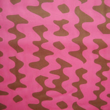 Load image into Gallery viewer, Modal fabric shown flat with squiggly shapes pattern print