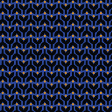 Load image into Gallery viewer, Digital flat print of stems and dots in tessellating pattern