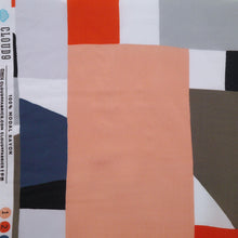 Load image into Gallery viewer, Urban Blocks Modal Rayon Fabric hangs flat showing selvedge