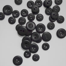 Load image into Gallery viewer, Scatter of 2-hole corozo buttons in two different sizes