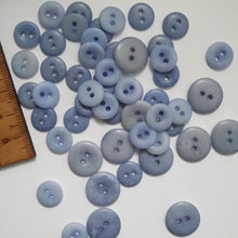 Load image into Gallery viewer, Scatter of 2-hole corozo buttons in two different sizes