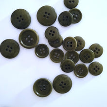 Load image into Gallery viewer, Mixture of two different sized corozo buttons with 4 holes