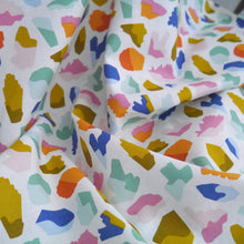 Load image into Gallery viewer, Organic cotton fabric displayed with soft folds