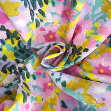 Load image into Gallery viewer, EcoVero viscose fabric with central swirl