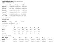 Load image into Gallery viewer, Eve Trousers Measures Chart for Sizes 6-18