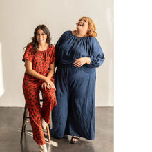 Load image into Gallery viewer, Two ladies wearing Avenir Jumpsuit laughing
