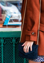 Load image into Gallery viewer, Sleeve detail of Ray coat, button fastening to tighten sleeve