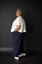 Load image into Gallery viewer, Side view of lady wearing Quinn wide leg trousers