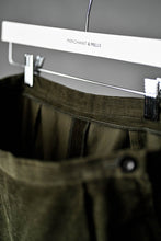 Load image into Gallery viewer, Close up detail of corduroy thin waistband of Eve Trousers