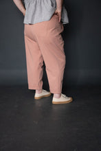 Load image into Gallery viewer, Back view of trousers with turn ups at cuffs