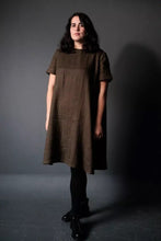 Load image into Gallery viewer, Front view of model wearing Trapeze dress with short sleeves