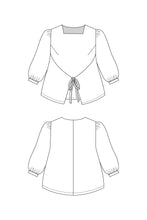 Load image into Gallery viewer, Line Drawings of Lilja Blouse