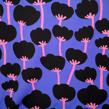 Load image into Gallery viewer, EcoVero Viscose Fabric displayed flat with Poppies print