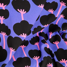 Load image into Gallery viewer, EcoVero Viscose Fabric with Poppies print shown crumpled