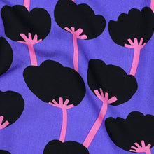 Load image into Gallery viewer, EcoVero Viscose Fabric with Poppies print shown in flow