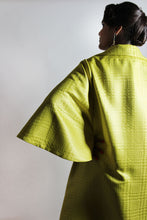 Load image into Gallery viewer, Detail of cape sleeve on Tangier coat
