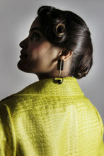 Load image into Gallery viewer, Close up of back of lady wearing Tangier Coat with narrow yoke