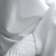 Load image into Gallery viewer, Organic Cotton Double Gauze fabric draped to show softness