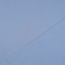 Load image into Gallery viewer, Organic Cotton Poplin Fabric shown with reverse side on itself to show plain weave