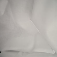 Load image into Gallery viewer, Organic cotton voile fabric displayed to show drape and sheerness