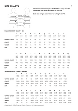 Load image into Gallery viewer, Original Digby Patterns Cleo Dress Size Chart