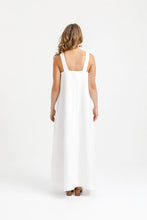 Load image into Gallery viewer, Back view of lady wearing full length length with rectangular shoulder straps to chest level
