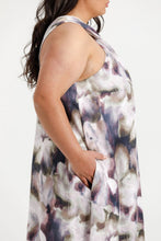 Load image into Gallery viewer, Side view of lady wearing Aalto dress with hand in the inseam side pocket