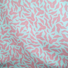 Load image into Gallery viewer, EcoVero Viscose Twill fabric shows 'Evolve' design print of scattering leaves