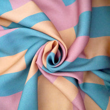 Load image into Gallery viewer, Ecovero Viscose Twill fabric with central swirl