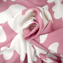 Load image into Gallery viewer, Viscose Twill fabric with central swirl