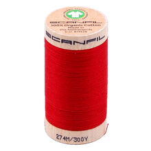 Load image into Gallery viewer, Wooden reel of organic cotton sewing thread