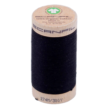 Load image into Gallery viewer, Wooden reel of organic cotton sewing thread