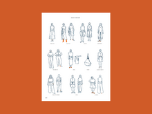 Load image into Gallery viewer, Magazine page features 18 line drawings of various garments and designs.