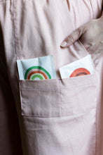 Load image into Gallery viewer, Close up of shorts leg on model, features two small pockets within a patch pocket