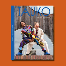 Load image into Gallery viewer, TAUKO magazine issue no 7 Cover features two ladies laughing, crouching, wearing jumpsuits