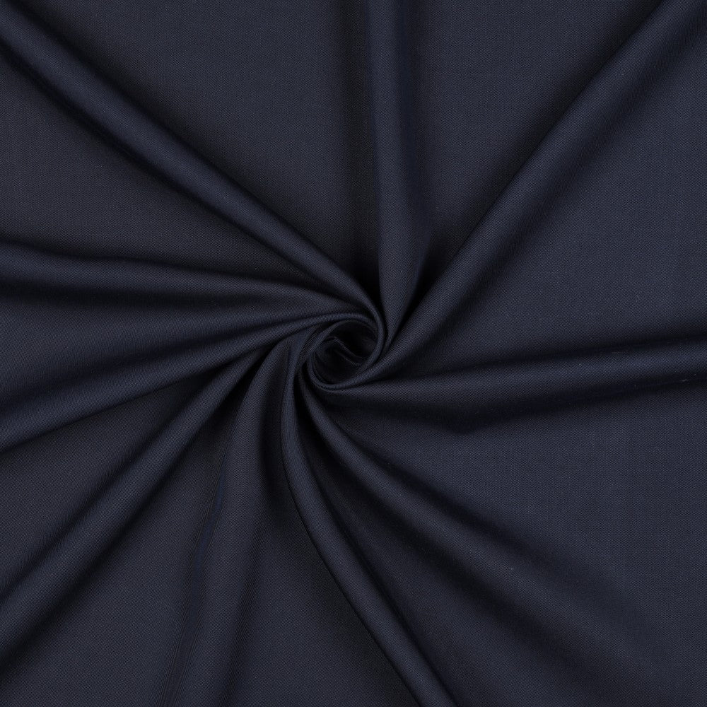 Garment Dyed Tencel Shirt Washed Navy