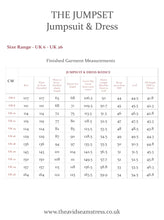 Load image into Gallery viewer, The Avid Seamstress Jumpsuit & Dress Sewing Pattern Bodice Finished Garment Measures