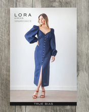 Load image into Gallery viewer, True Bias Lora Dress Sewing Pattern Packaging for sizes 0-18