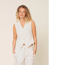 Load image into Gallery viewer, Lady wears a sleeveless vest top